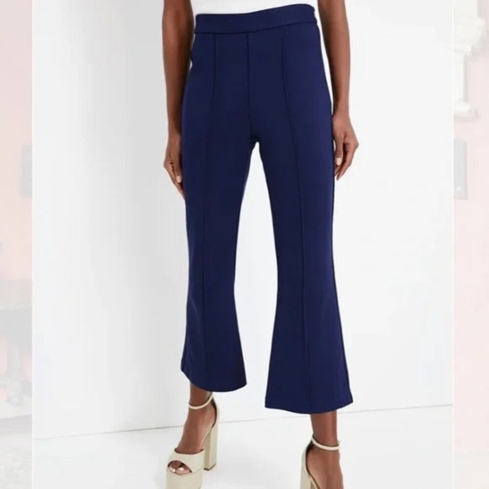 Tuckernuck x Atlantic Pacific Penny Kick Flare Navy Blue High Rise Pants Size M